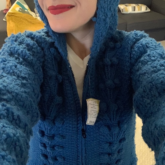 Native Kichwa Arts 100% llama wool sweater - Picture 5 of 5